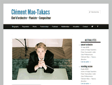 Tablet Screenshot of clementmaotakacs.com